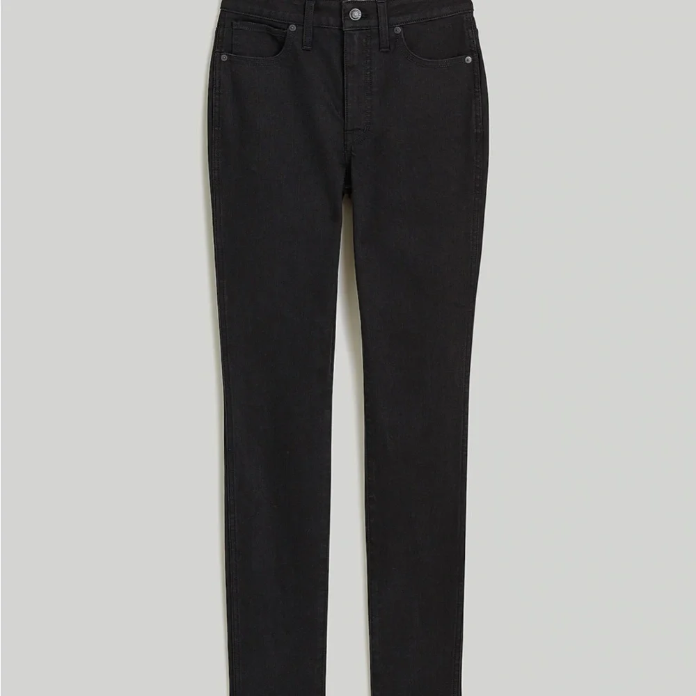 NEW WITH TAGS‎ Madewell Black Frost Tall Curvy High-Rise Skinny Jeans 24 Tall